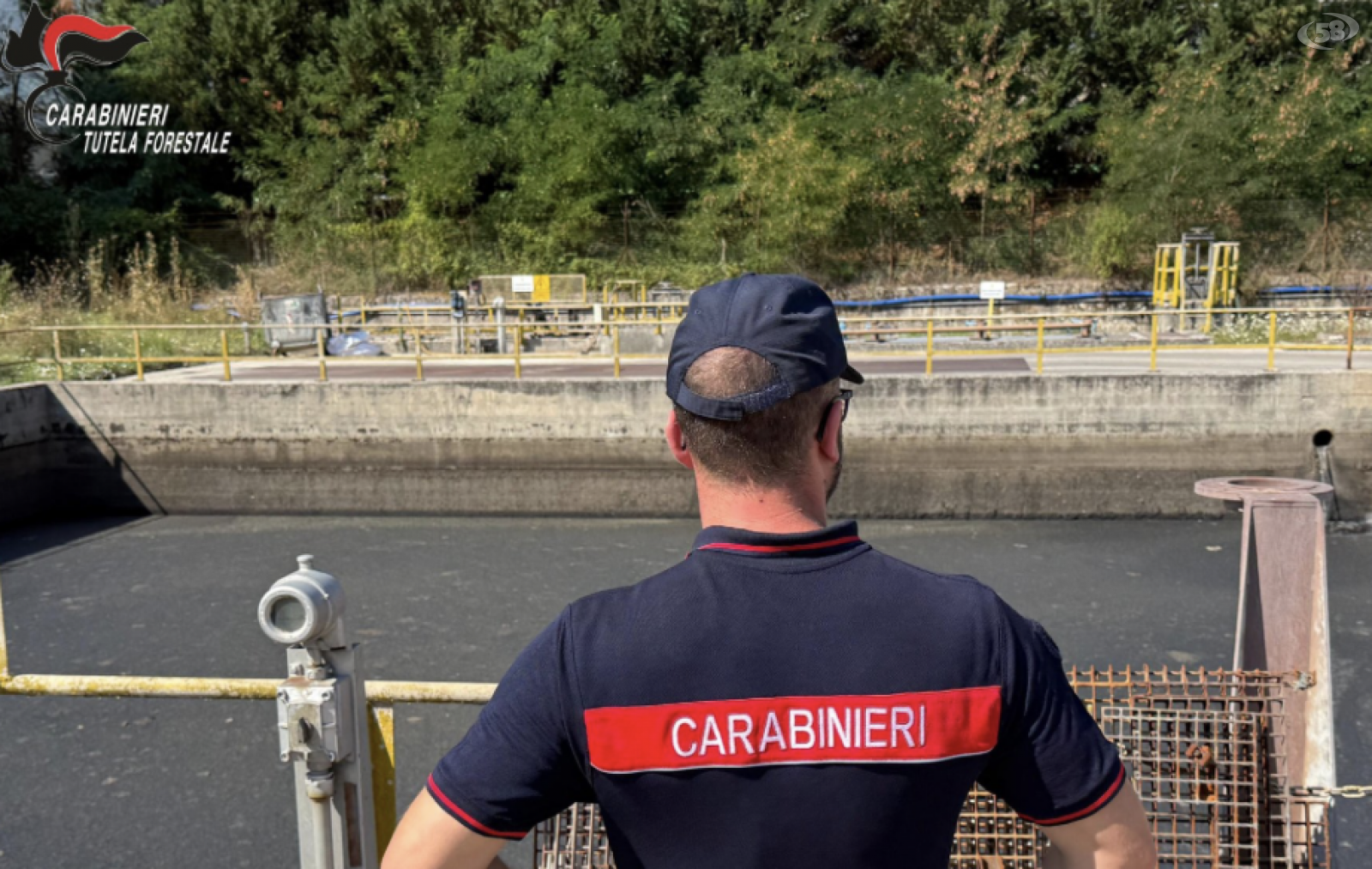Nusco, i Carabinieri sequestrano depuratore 