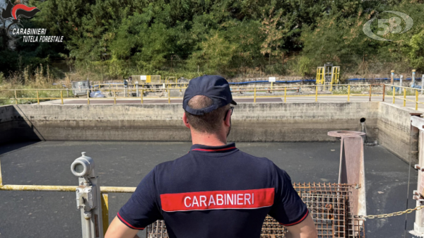 Nusco, i Carabinieri sequestrano depuratore 