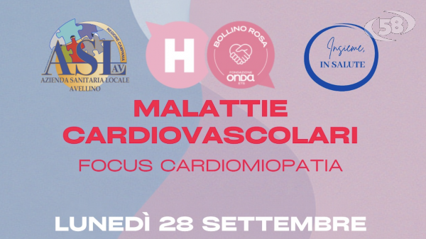 Giornata del cuore: lunedì 28 settembre visite ed esami gratuiti per le donne all’Ospedale di Ariano Irpino