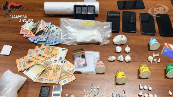 Carabinieri arrestano due persone e sequestrano cocaina e crack