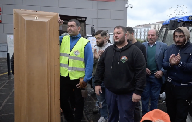Agricoltori irpini in piazza contro la crisi del settore