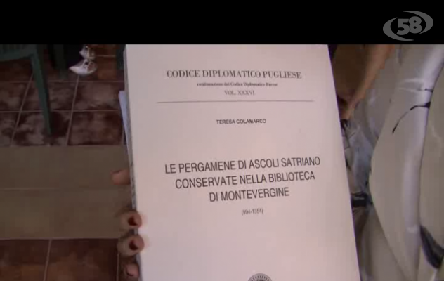 Ariano, ecco le pergamene di Ascoli Satriano/VIDEO