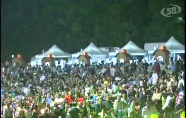 Ariano, numeri da capogiro per la festa della pizza. Ieri gran finale/VIDEO