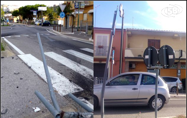 Ariano, rotatoria Piano di zona, solo una ''pezza'' dopo l'incidente