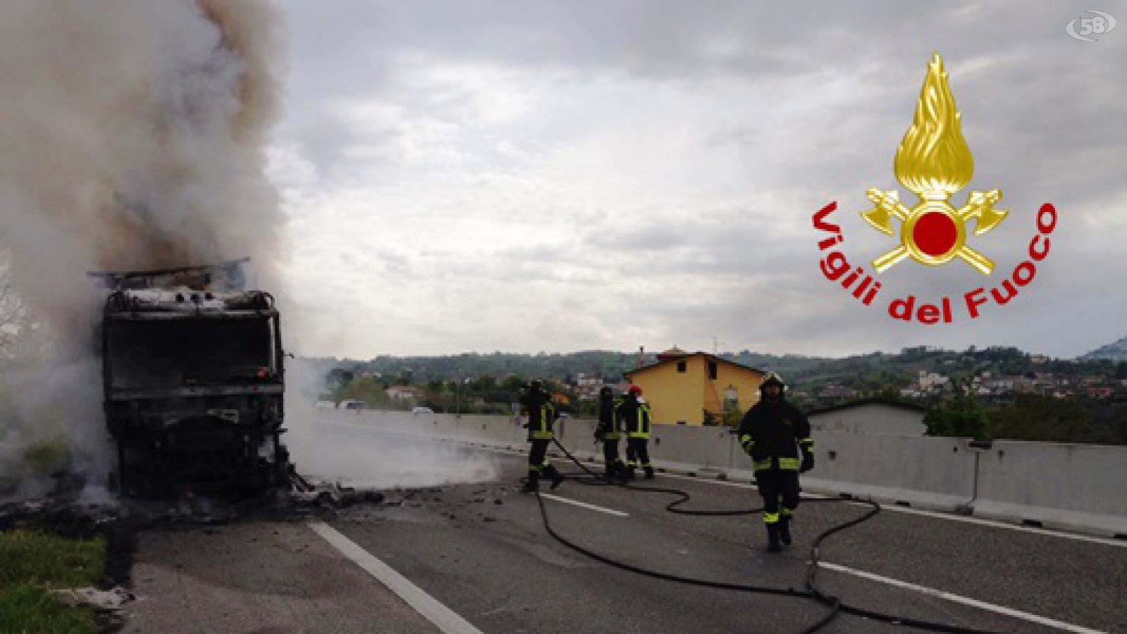 incendio autotreno