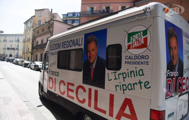 Forza Italia, Di Cecilia in camper per ''ridare voce all'Irpinia''/VIDEO